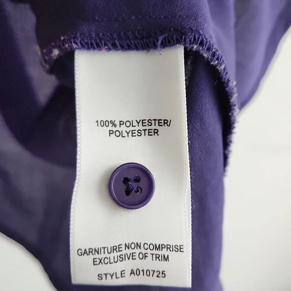 Jacob purple oversized blouse - Picture 8 of 9